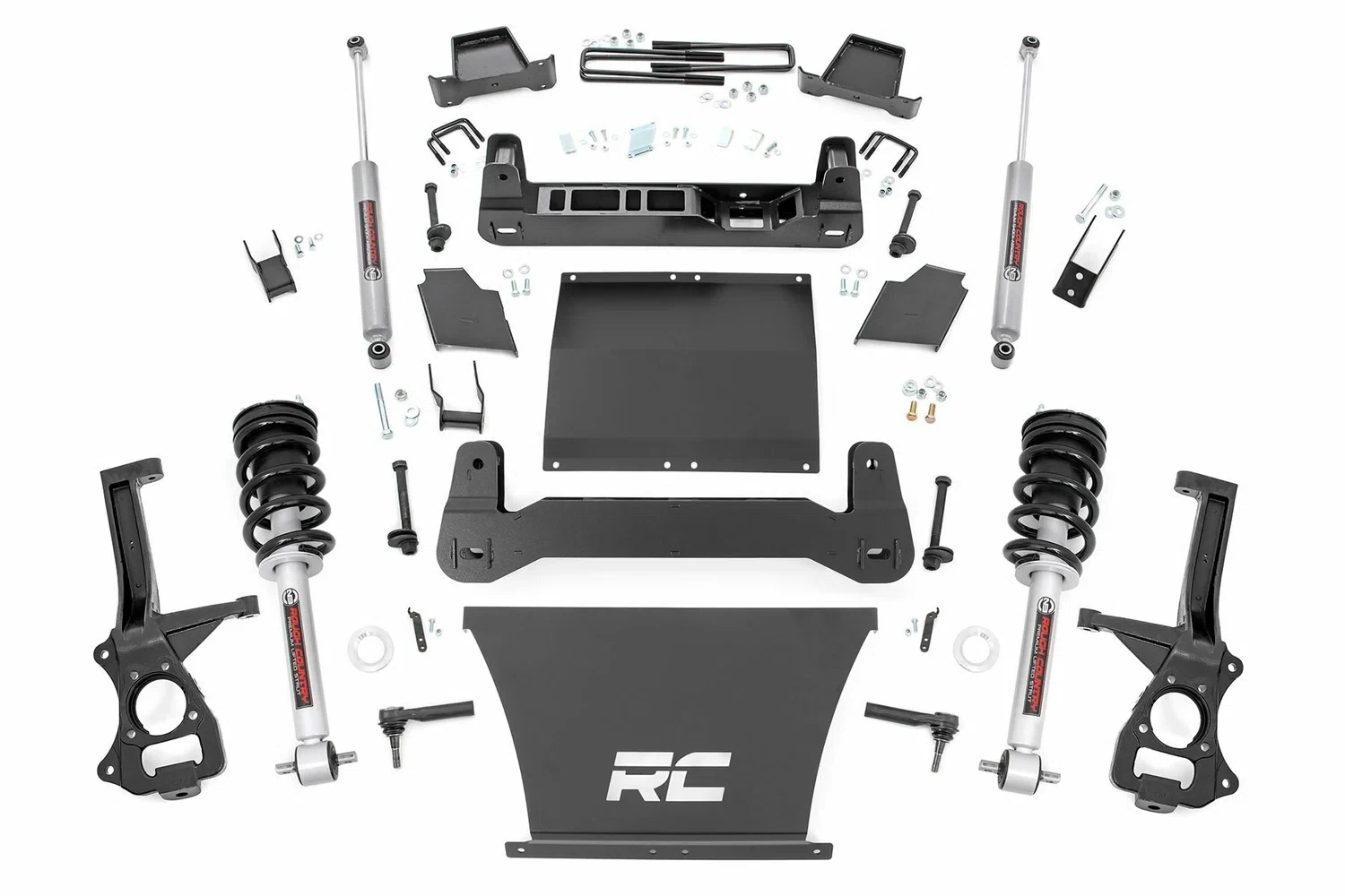Rough Country _ 6 Inch Lift Kit _ N3 Struts _ Chevy Silverado 1500 4WD (2019-2024 & Classic)
